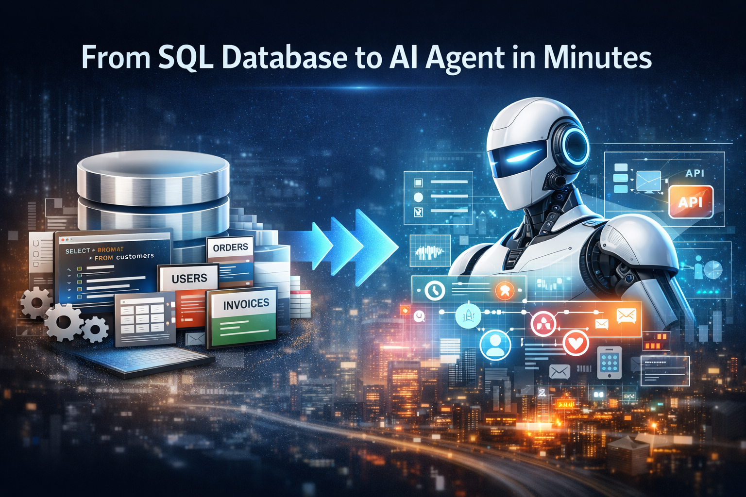 From SQL Database to AI Agent in Minutes
